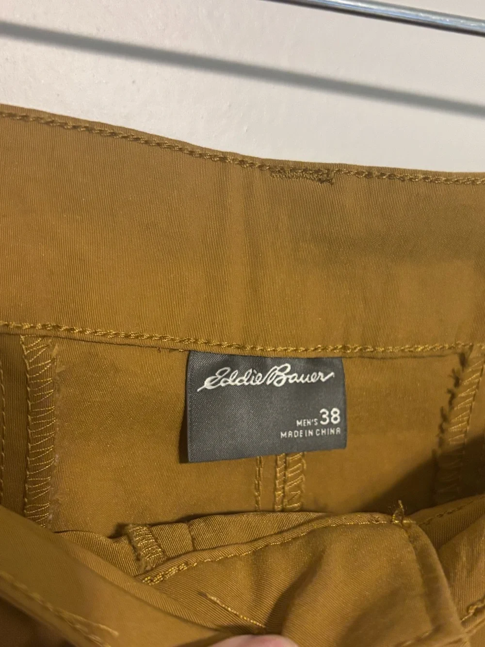 Bundle of Two Eddie Bauer Khaki and Blue Flat Front Men's Shorts